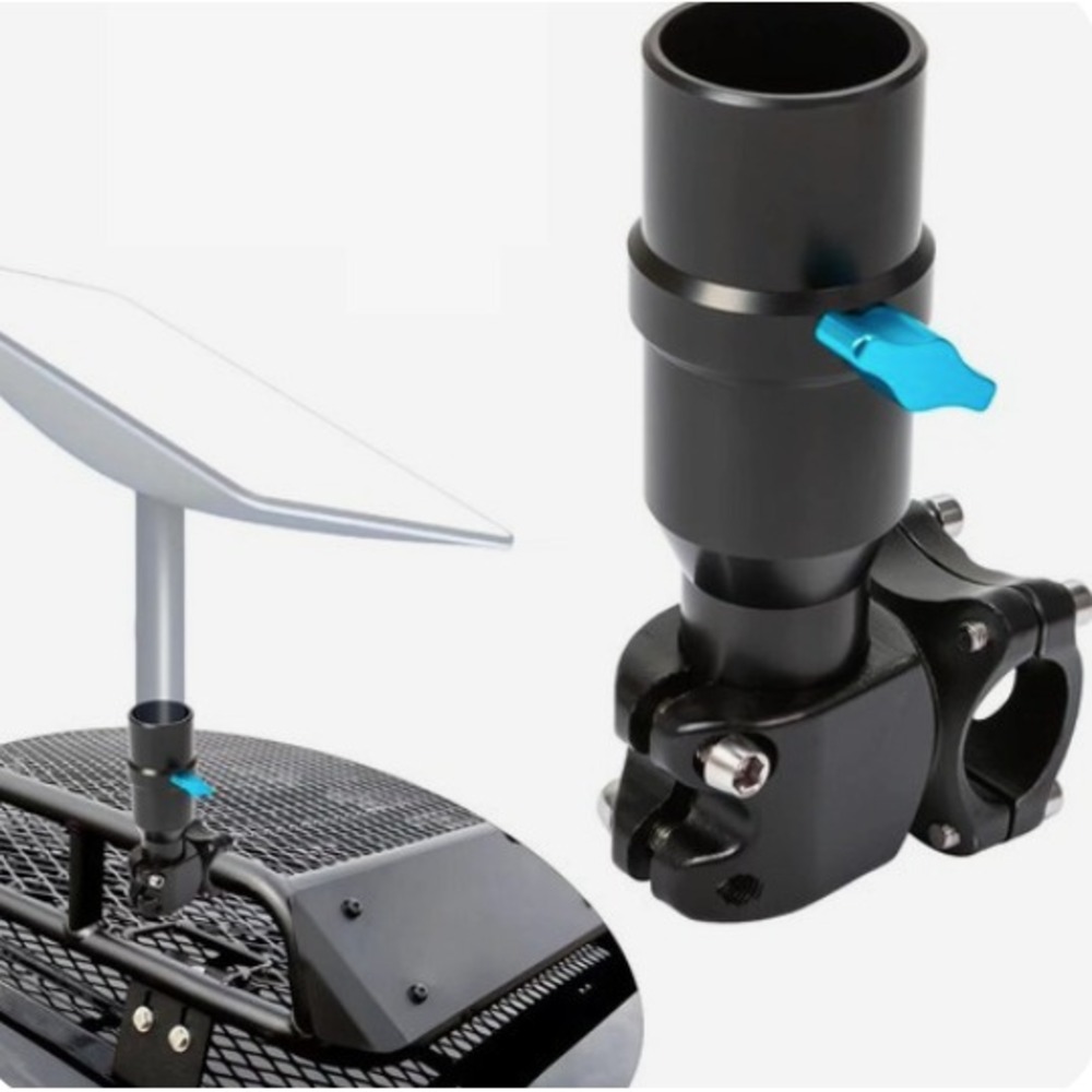 Starlink Dish Mount Bracket Pipe Adapter Flag Ladder RV Pole Roof Clamp‎